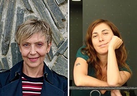 La escritora Susana Koska y la narradora Ana Griott.