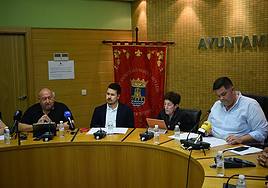 Pleno en el Ayuntamiento de Nájera.