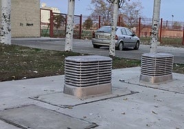 Nuevo centro de transformación subterráneo ubicado en la carretera Gallinero de Santo Domingo.