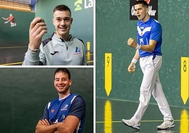 Carmelo Loza, Darío Gómez y Rubén Salaverri.