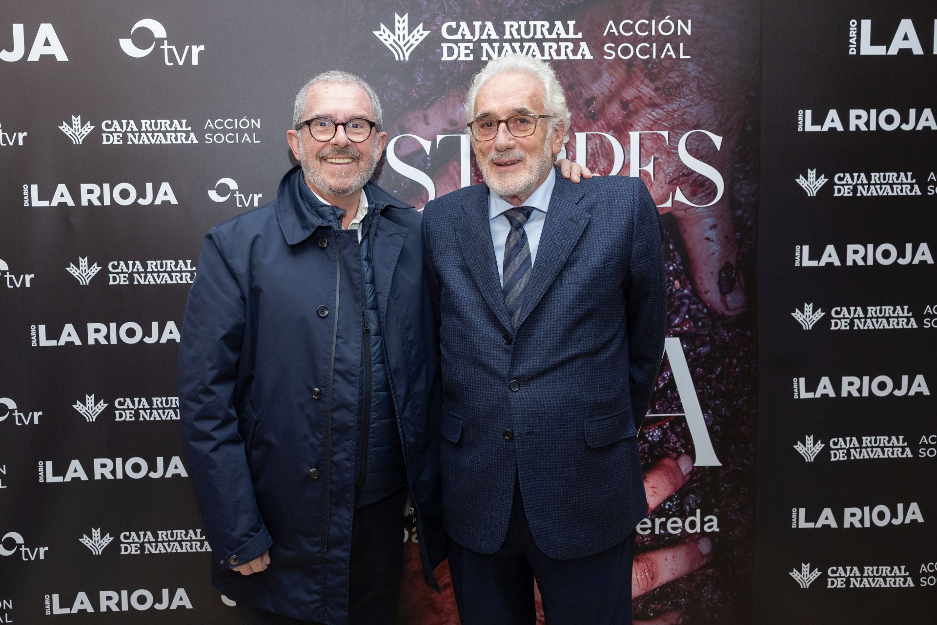 José María Esteban, exdirector de Diario LA RIOJA y Francisco Achiaga, presidente del Consejo de Administración de Nueva Rioja, S.A.