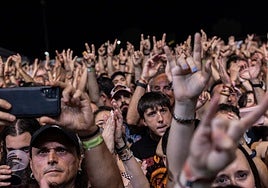 Imagen de archivo de un festival.