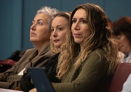 La neuropsicóloga y profesora de UNIR Cecilia Otero, el pasado sábado en las II Jornadas de Rioja Dislexia.