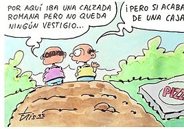 La calzada romana por La Rioja, según Tris