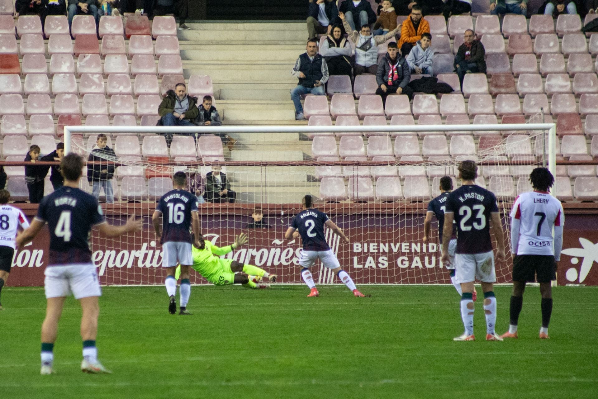El partido de la UDL con el Eibar B