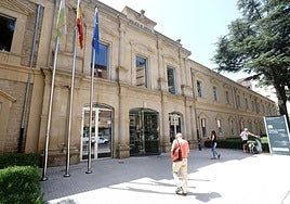 Imagen de archivo del Palacio de Justicia de la capital riojana.