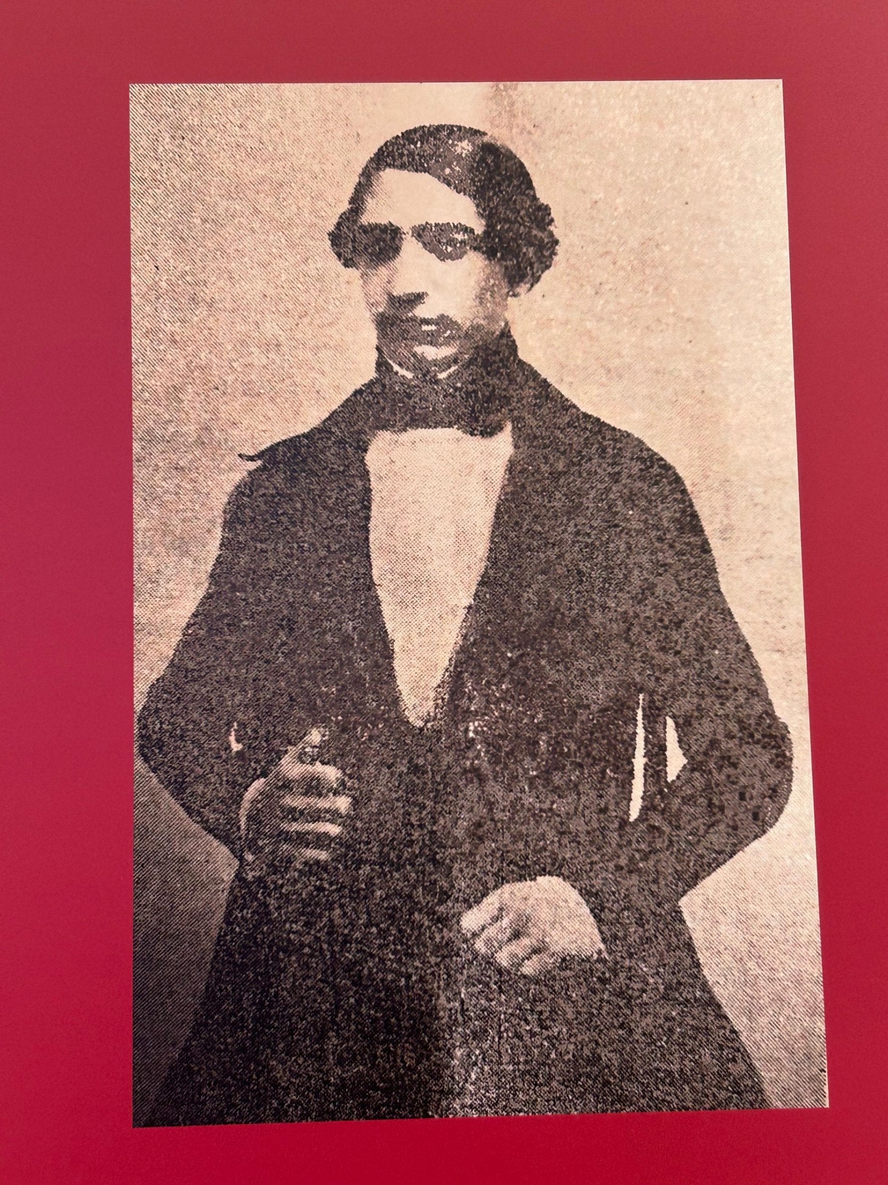 Imagen - Daguerrotipo de Práxedes Mateo-Sagasta (hacia 1844-45), recuperado a partir de una imagen reproducida en el periódico LA RIOJA en 1925.