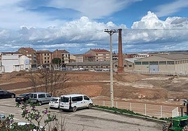Terrenos, junto a la avenida de la Estación, en los que el Ayuntamiento tenía previsto urbanizar para la construcción del centro de FP integrada.
