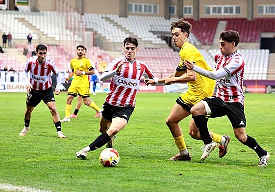 Un momento del partido.