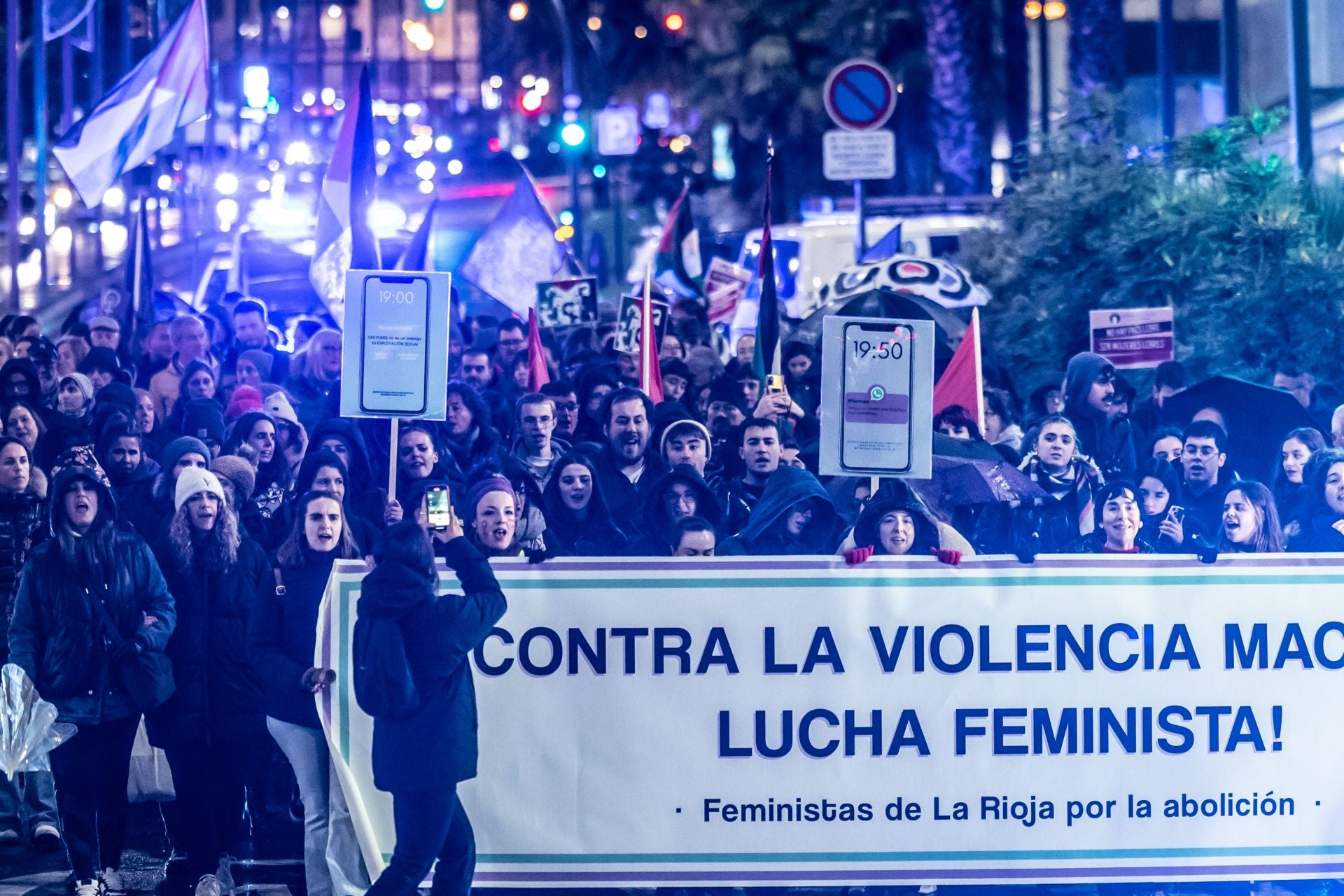 La Rioja se manifiesta contra la violencia machista
