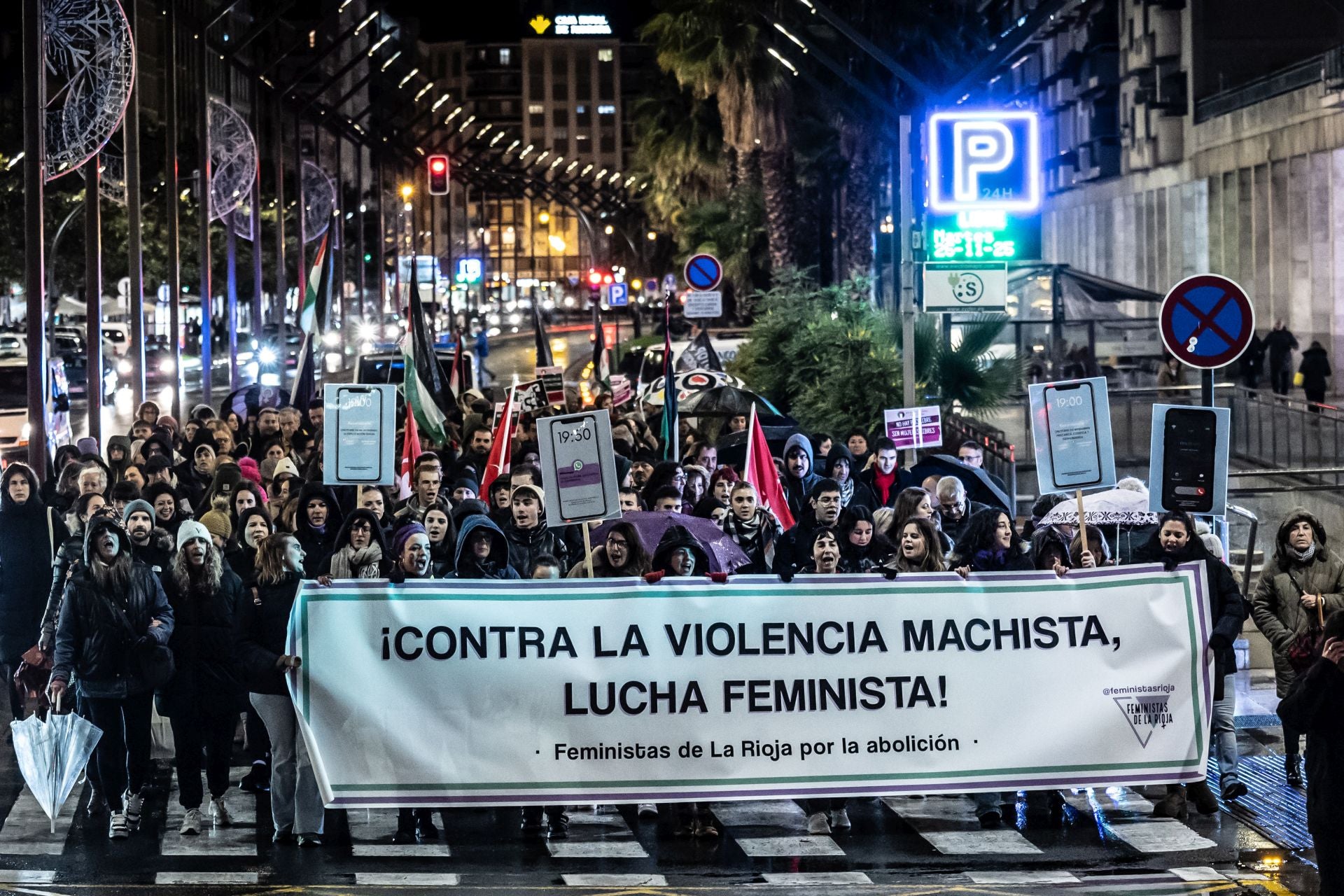 La Rioja se manifiesta contra la violencia machista