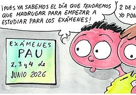 Las fechas de la PAU, según Tris