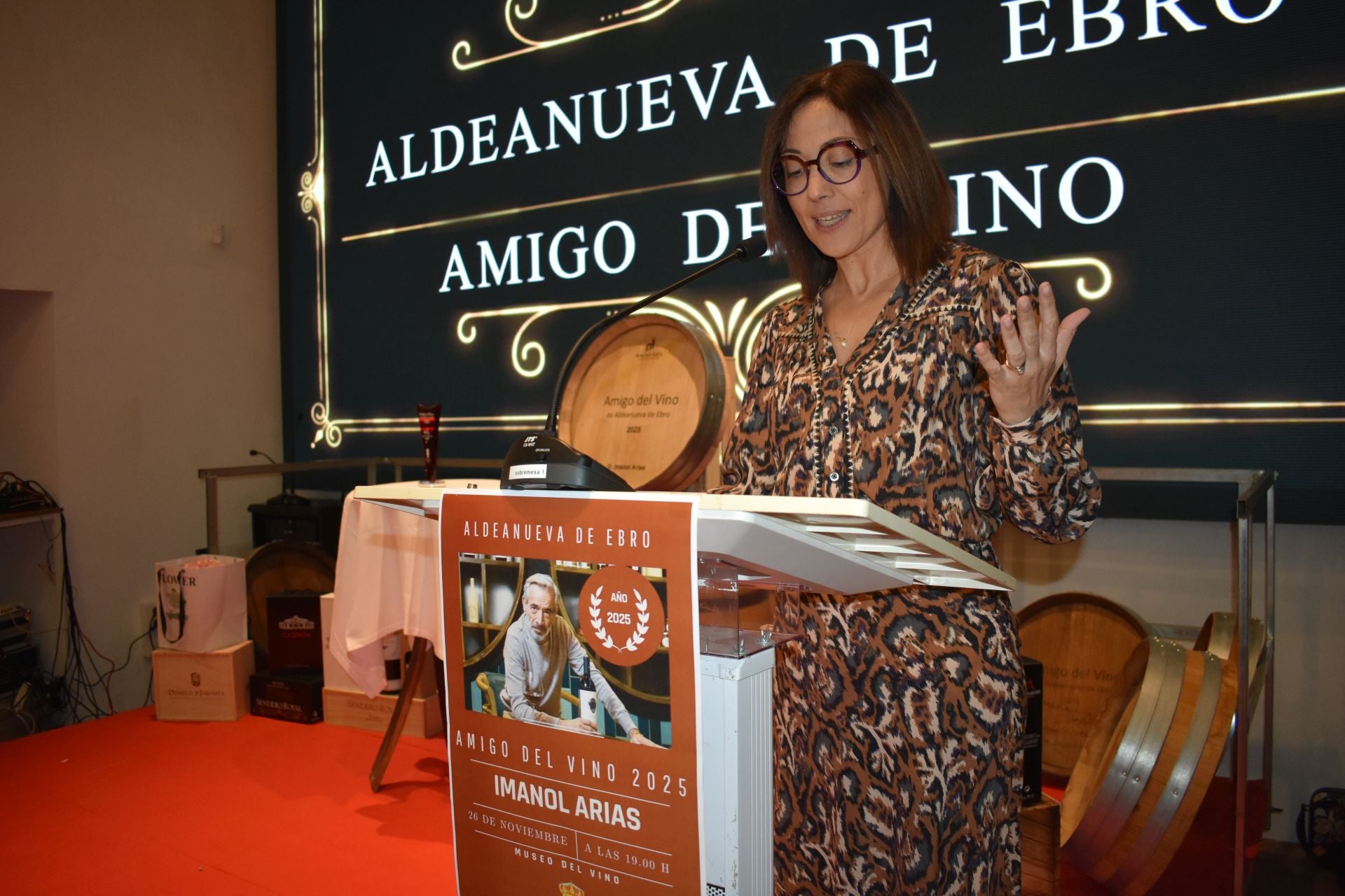 Imanol Arias, nuevo &#039;Amigo del vino de Aldeanueva de Ebro 2025&#039;