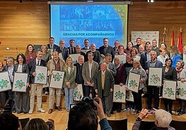 La asociación Proyecto Hombre fue generosa a la hora de dar las gracias a todos los que les ayudan en su tarea.