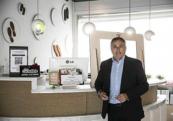 Demetrio Domínguez es el presidente de la Asociación Riojana de Hoteles.