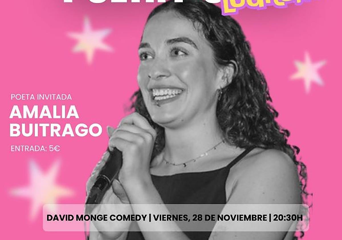 La poeta Amalia Buitrago amadrina Poetry Slam en la sala David Monge Comedy