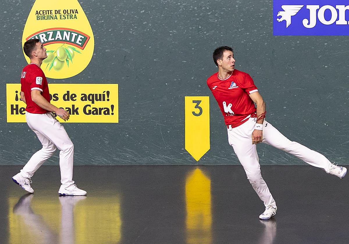 Darío y Loza en el Adarraga el pasado fin de semana.