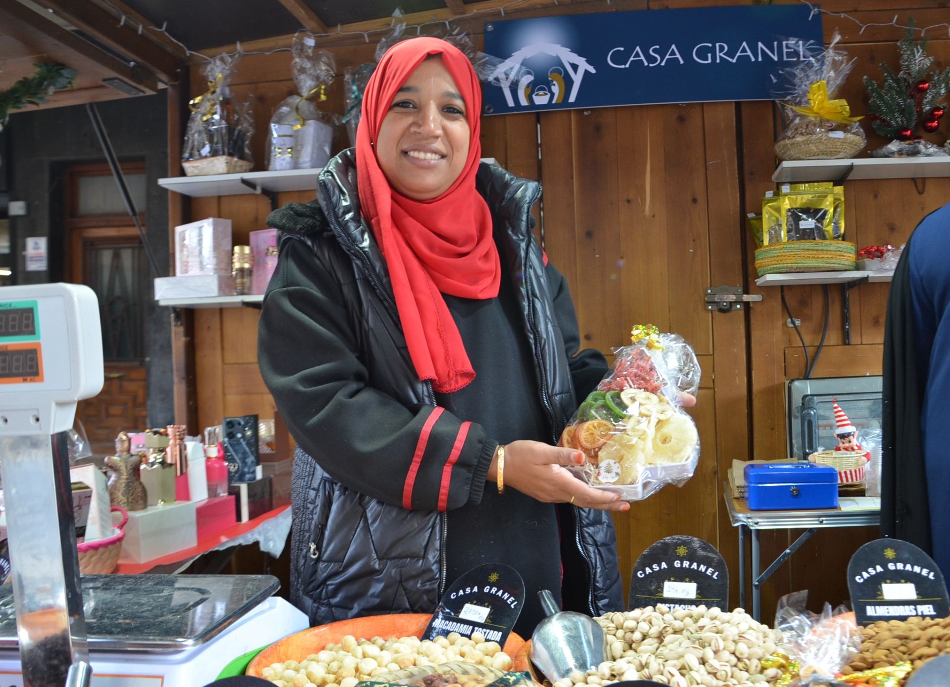 Las imágenes del mercado navideño de Calahorra