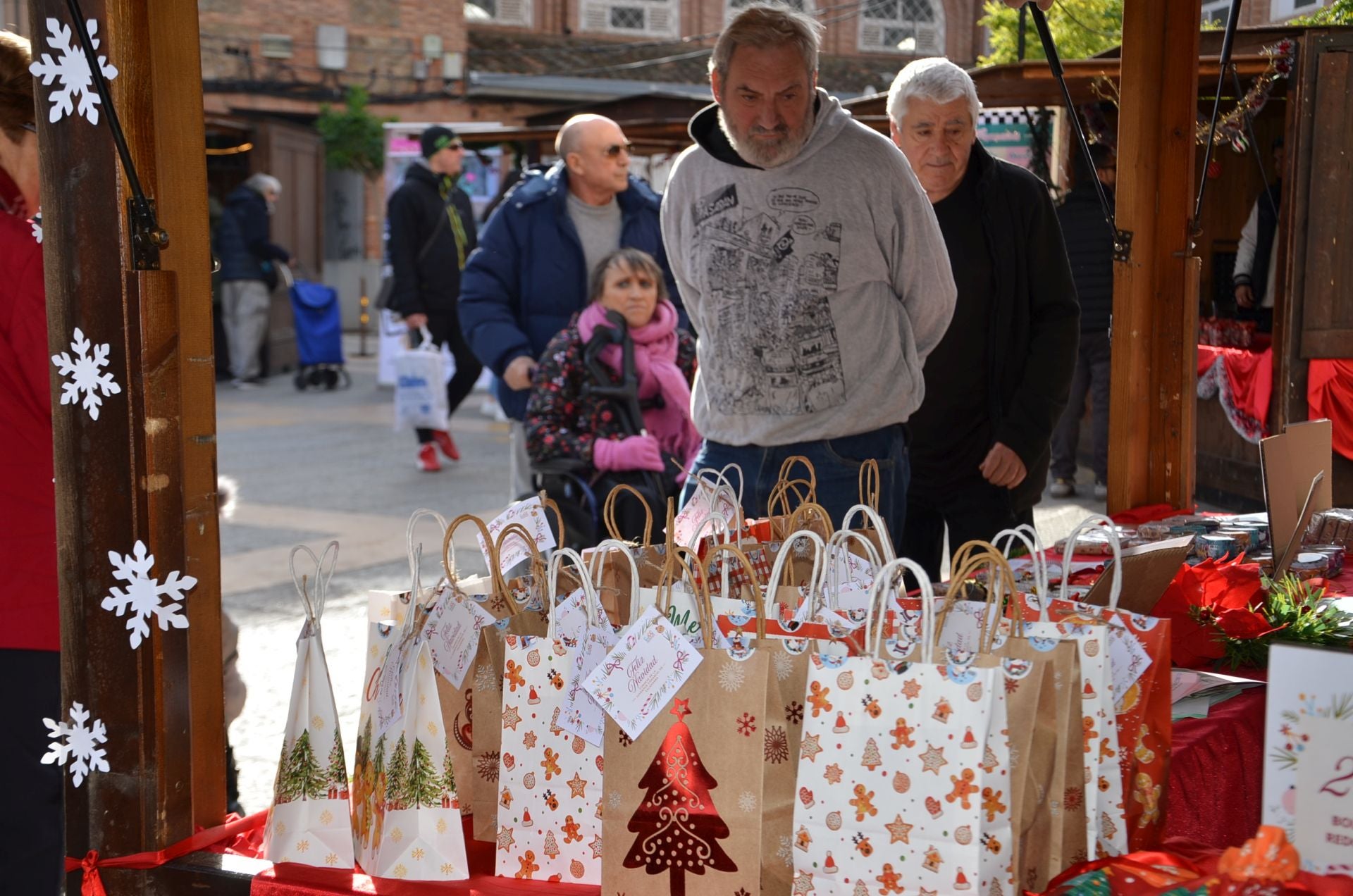 Las imágenes del mercado navideño de Calahorra