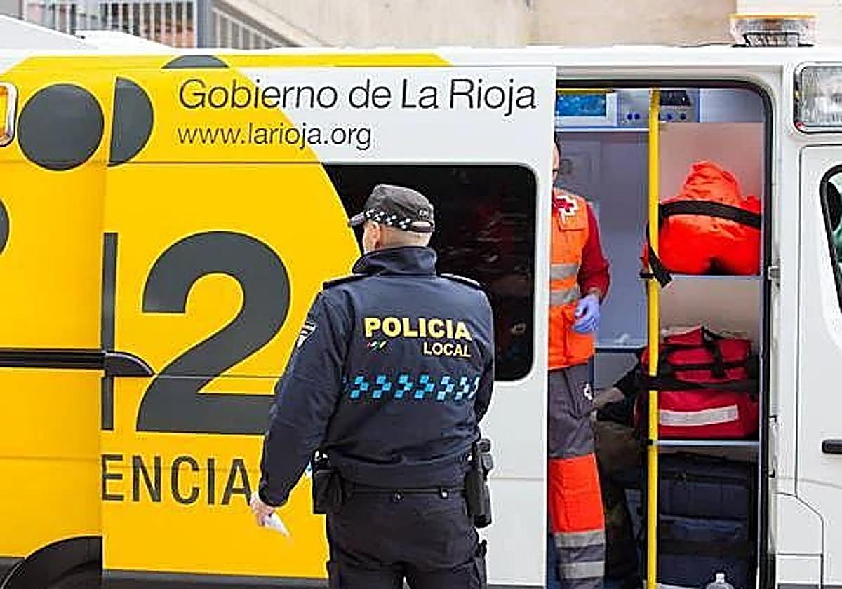 Una ambulancia del 112.