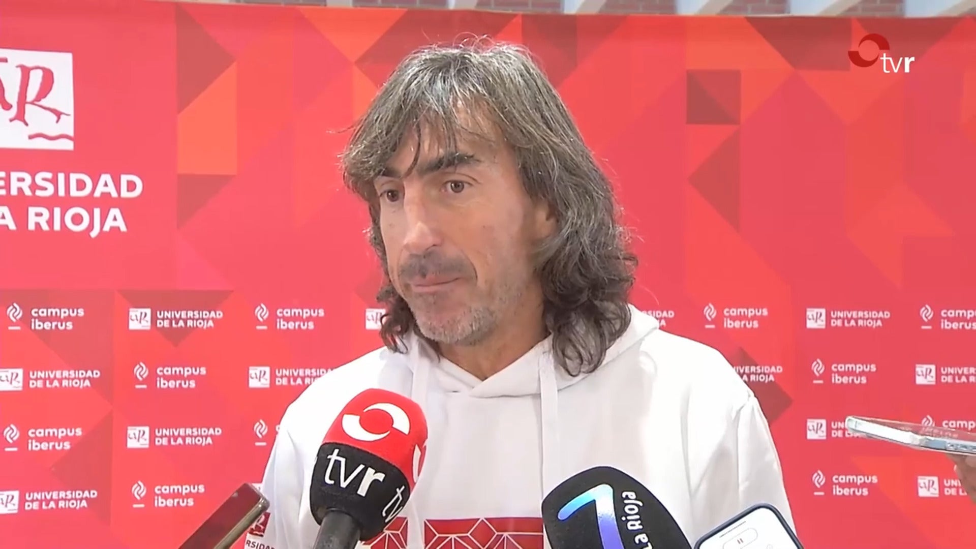 Emilio Amavisca valora el situación del fútbol logroñés