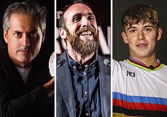 Mago Iceman, Saénz de Cabezón y Travis Asenjo.