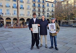 Presentación de la iniciativa en la plaza del Mercado.