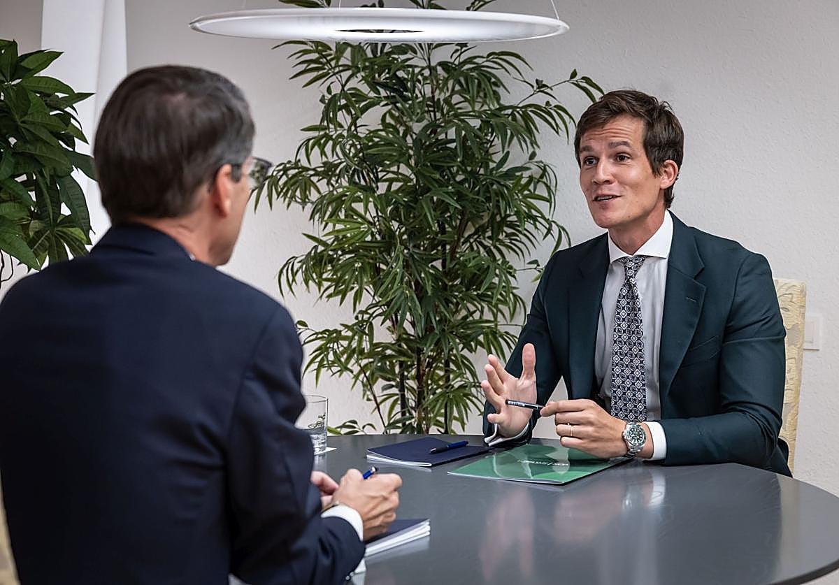 Angel Alda (Vox) reunido con Capellán el pasado septiembre