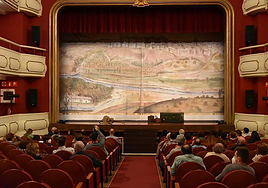 Interior del Teatro Ideal de Calahorra, en una imagen de archivo.