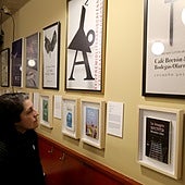 Colección de carteles de las diferentes ediciones del Premio Bodegas Olarra & Café Bretón.