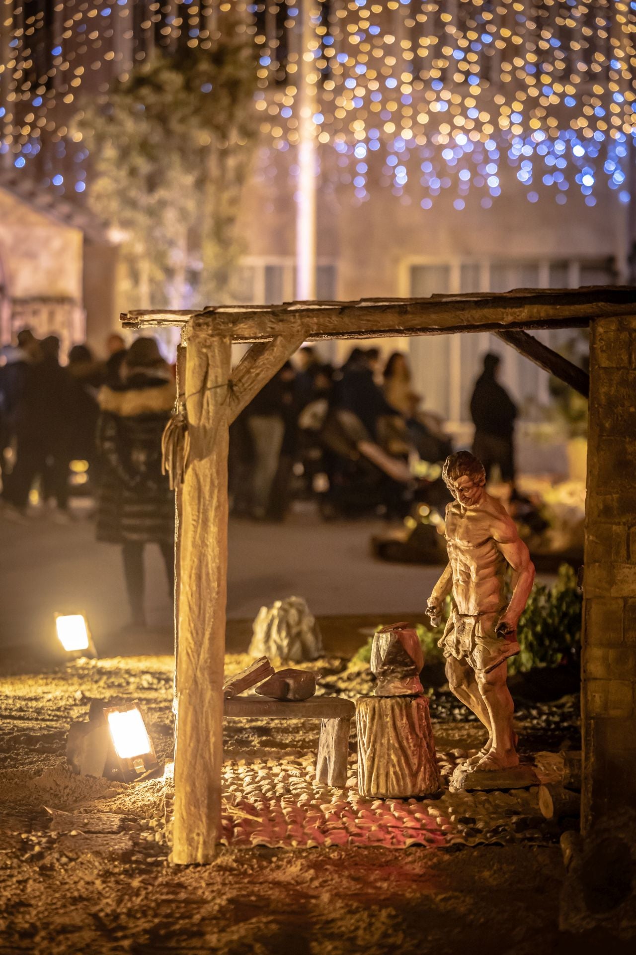El portal de belén de Logroño, en imágenes