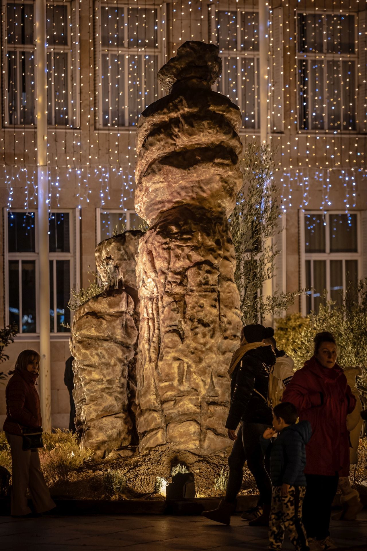 El portal de belén de Logroño, en imágenes