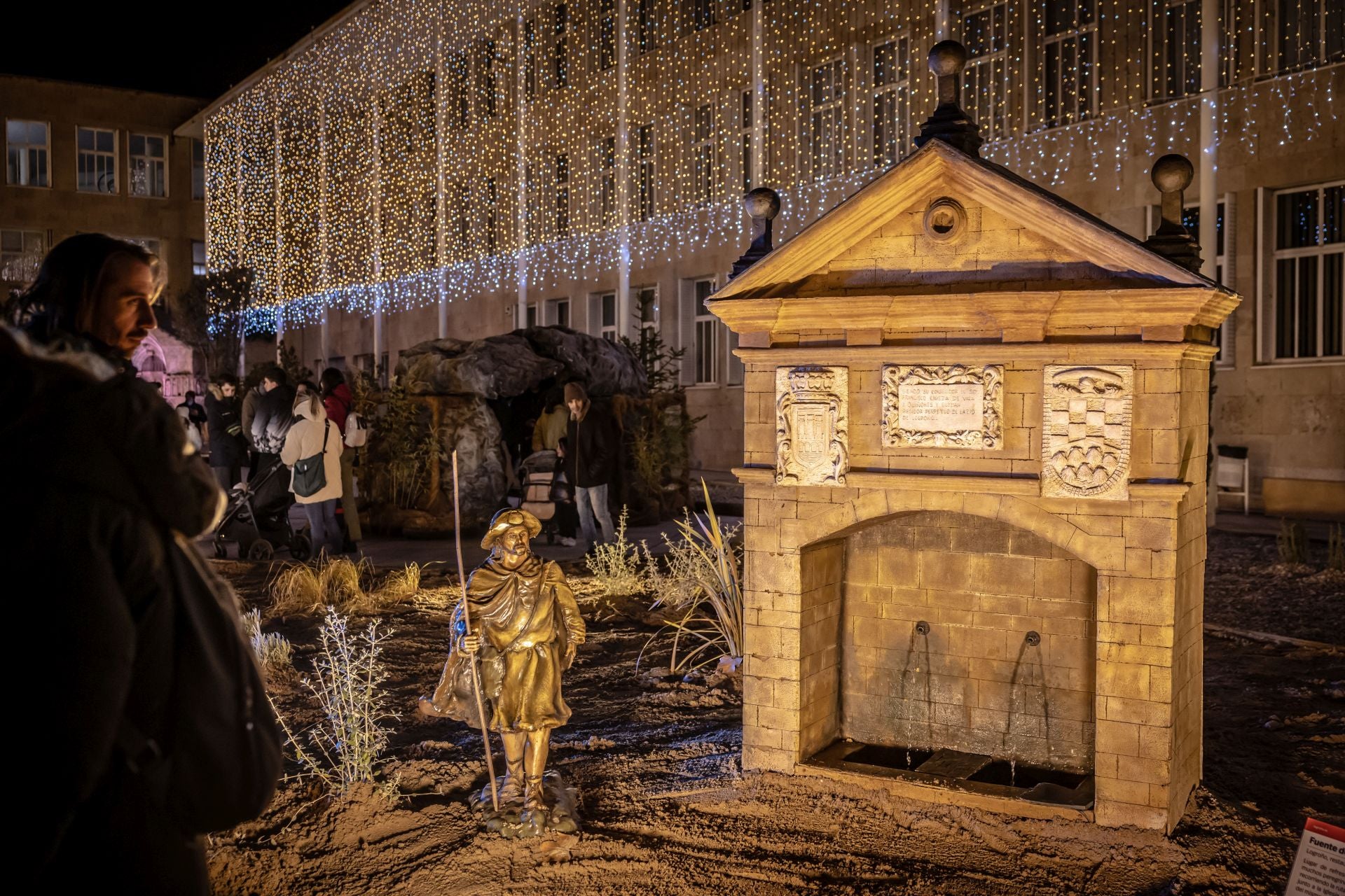 El portal de belén de Logroño, en imágenes