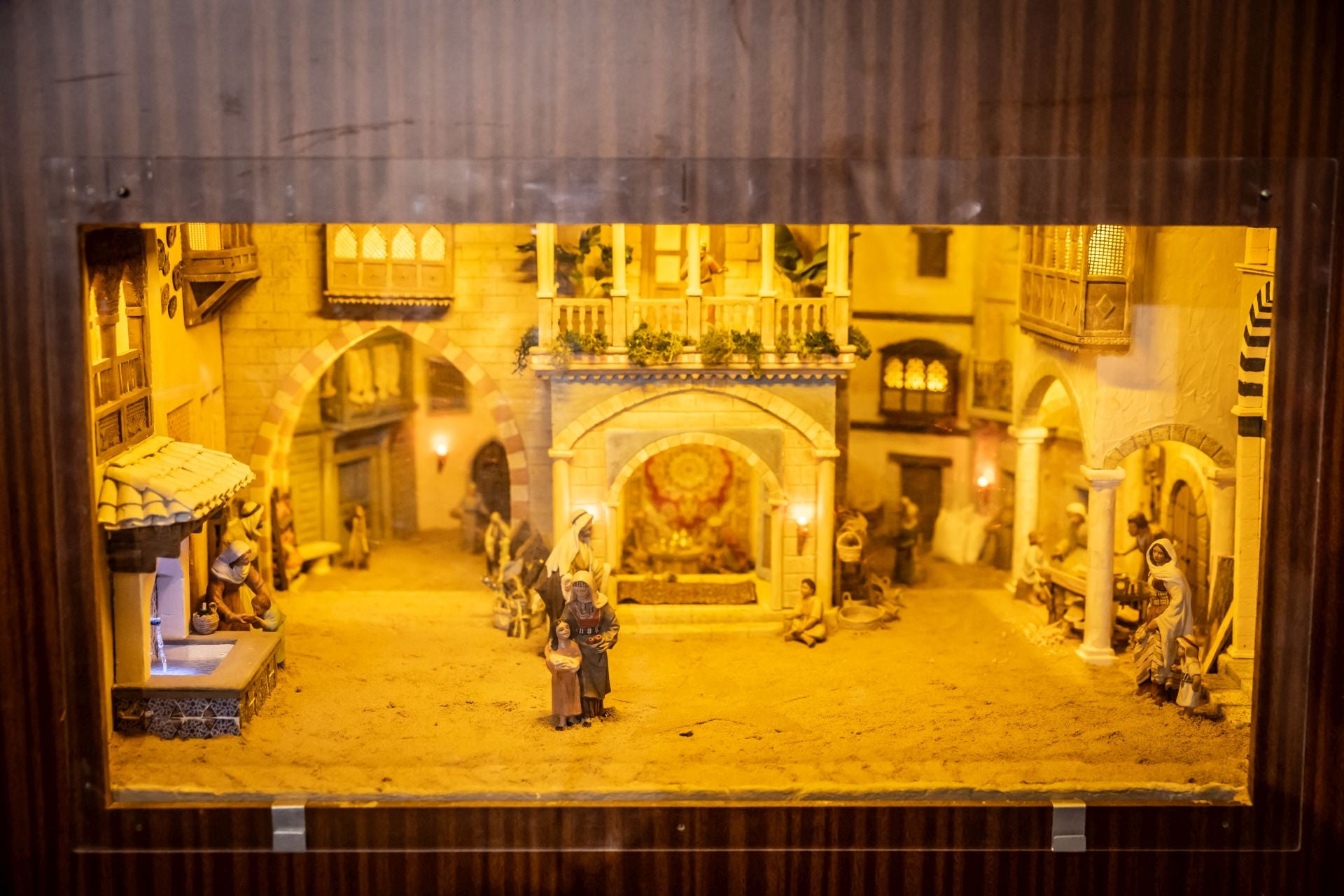 El portal de belén de Logroño, en imágenes