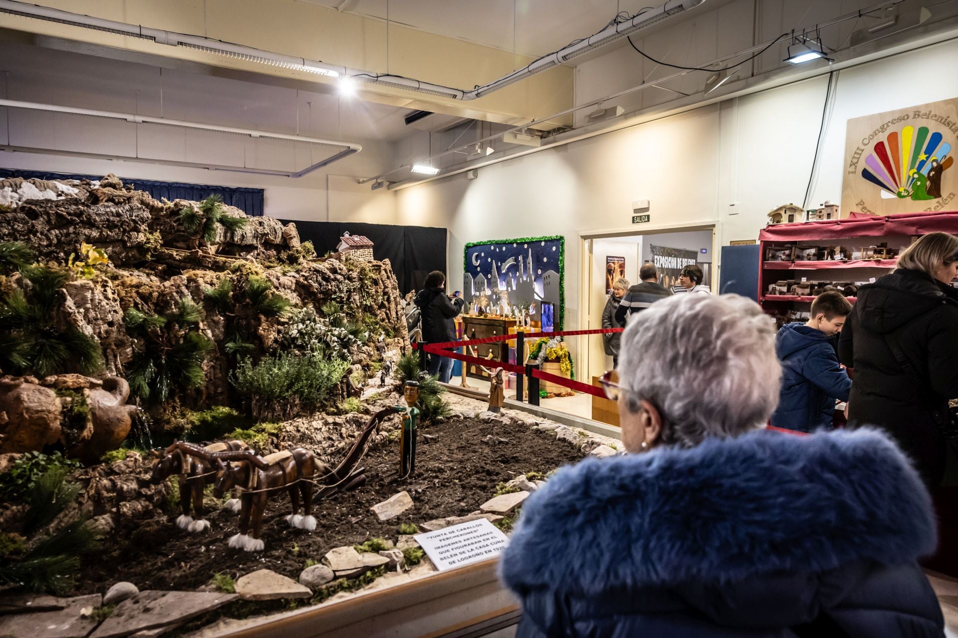 El portal de belén de Logroño, en imágenes