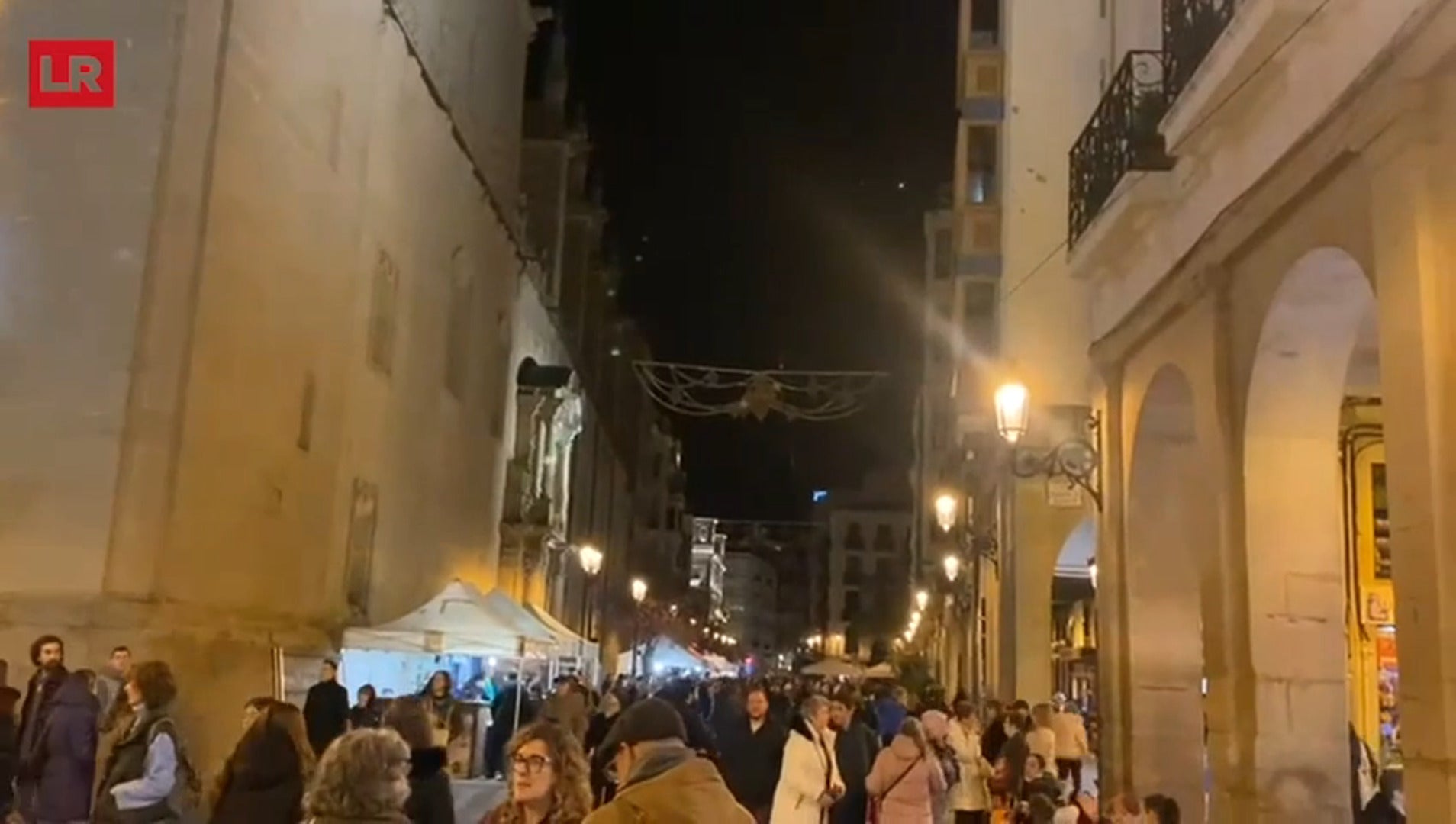 Problemas en Logroño con la iluminación navideña