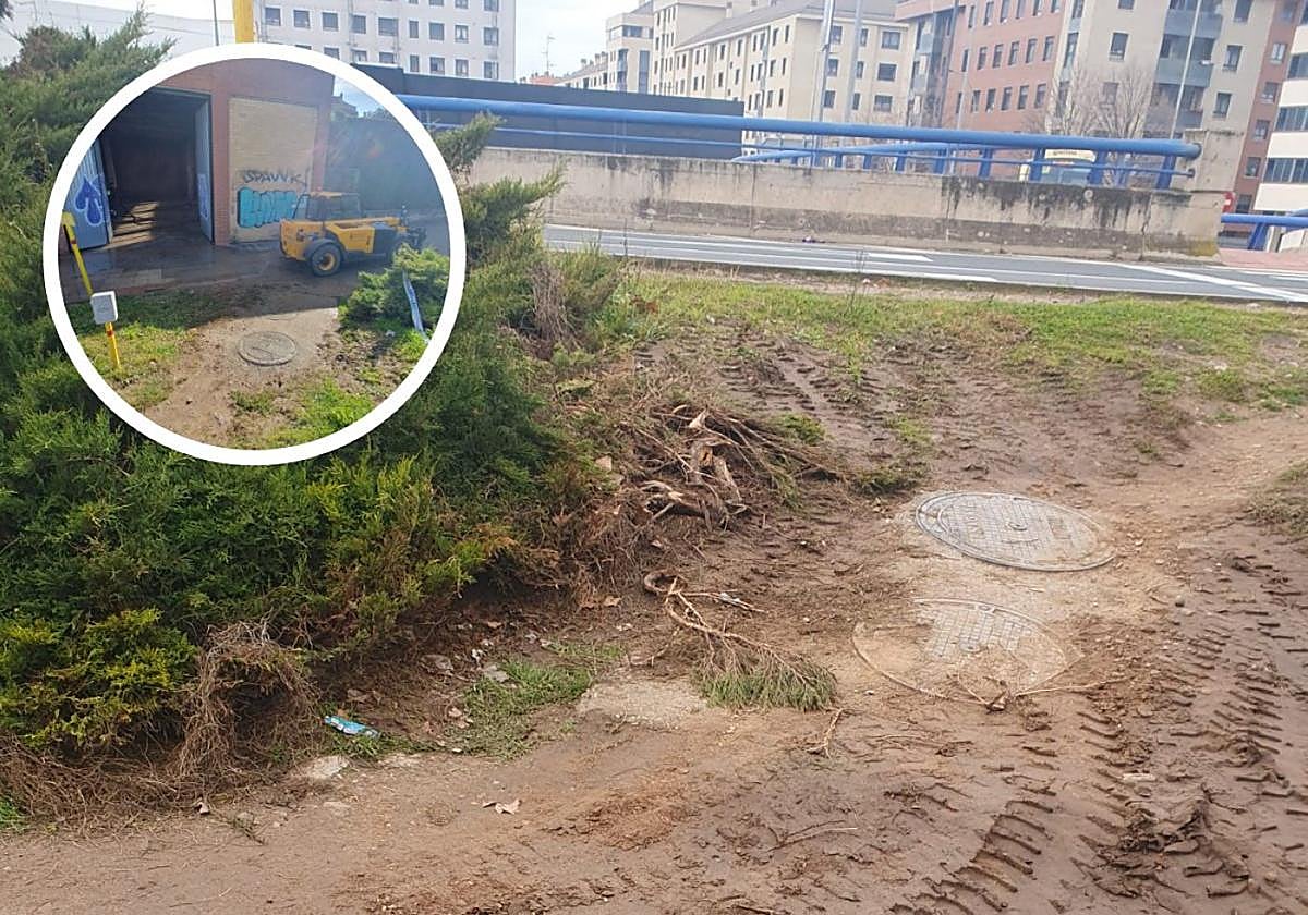 El acceso peatonal del barrio de la Estrella, en La Guindilla.