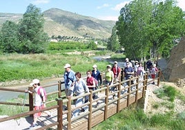 Una edición del Paseo Cultural por el Camino Verde del Alhama que se llevó a cabo desde 2003 hasta 2013 entre Cervera y Aguilar.