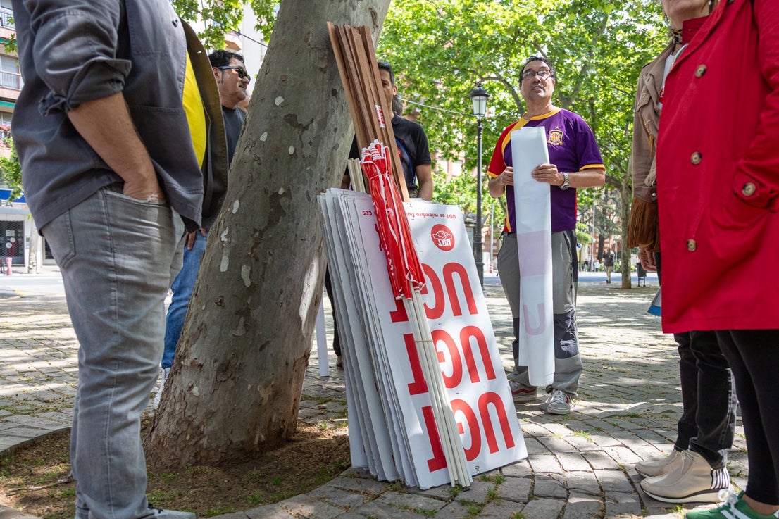 Manifestación por el Primero de Mayo en Logroño de UGT y CC OO | La Rioja