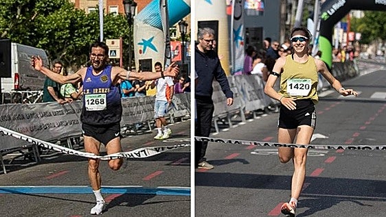 Jon Lorenzo y Belén Escario ganan la 11 K