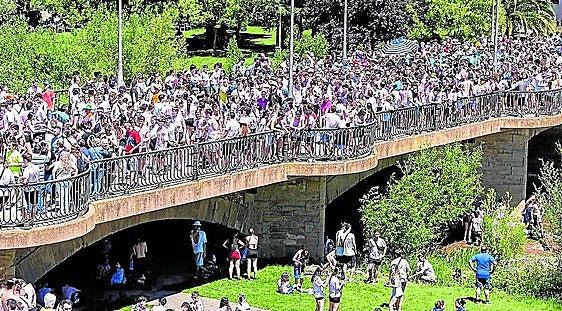 Las Venancias dan la bienvenida a las fiestas de Nájera