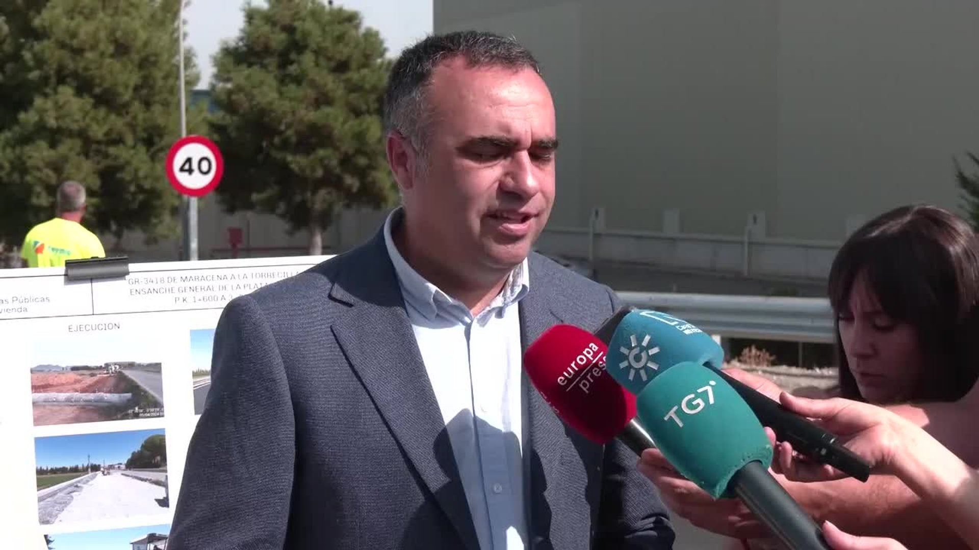 La Diputación de Granada recepciona las obras de ensanche y mejora de la carretera de la Puleva – La Rioja