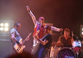 El Drogas en su concierto del festival Gran Reserva de este verano en Calahorra