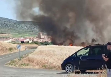 El fuego quema entre 15 y 20 hectáreas en Foncea y deja también incendios en Galilea, Varea, Villamediana y Haro