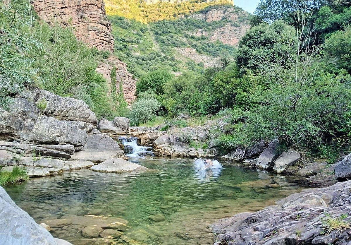 Pozas del Cañón del Leza.