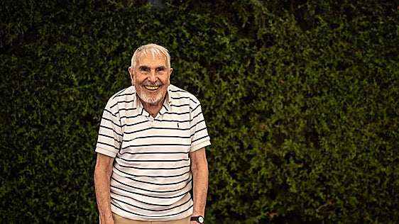 Rafael Mart&iacute;n posa para la foto con su caracter&iacute;stica sonrisa.
