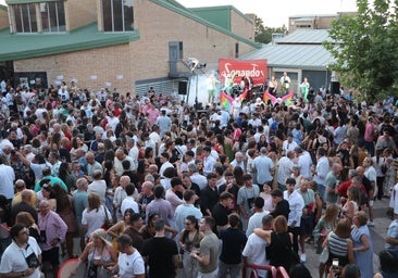 El paseo La Florida se llen&oacute; de p&uacute;blico.