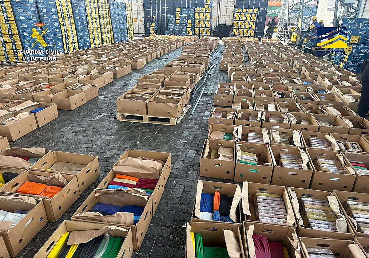 Material incautado en la Operación Mondragón.