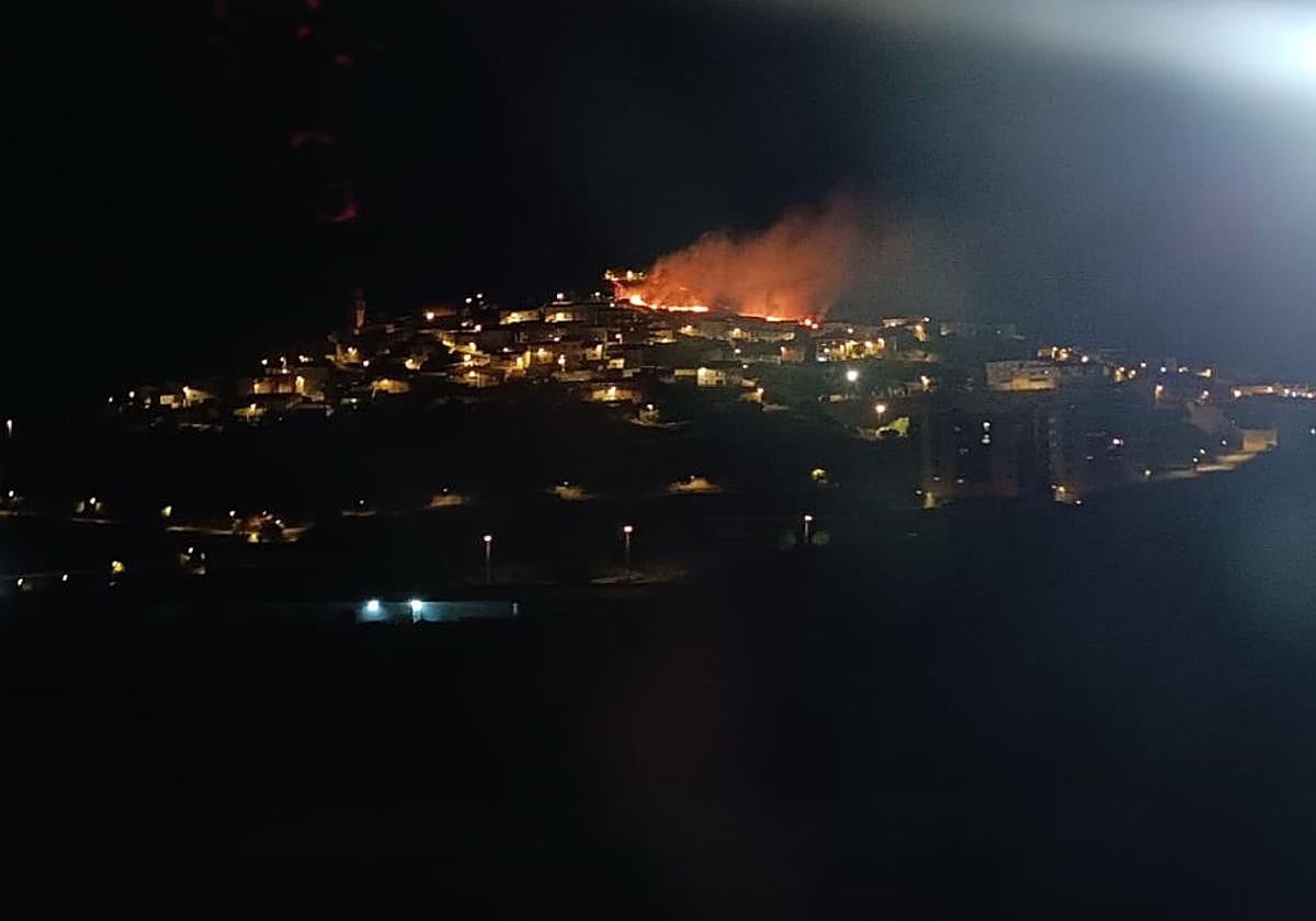 Susto en Ausejo por un incendio nocturno