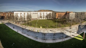 Panorámica del campus logroñés de la Universidad de La Rioja.